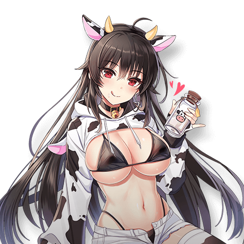 lily milk cow artwork